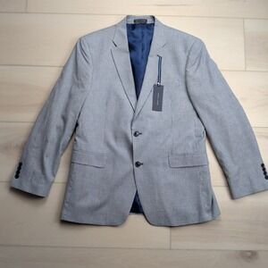 Tommy Hilfiger Blazer Sport Coat Mens 42R Houndstooth Cloth Suit Jacket NWT